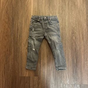 Zara Kids Slim Denim Jeans - Gray